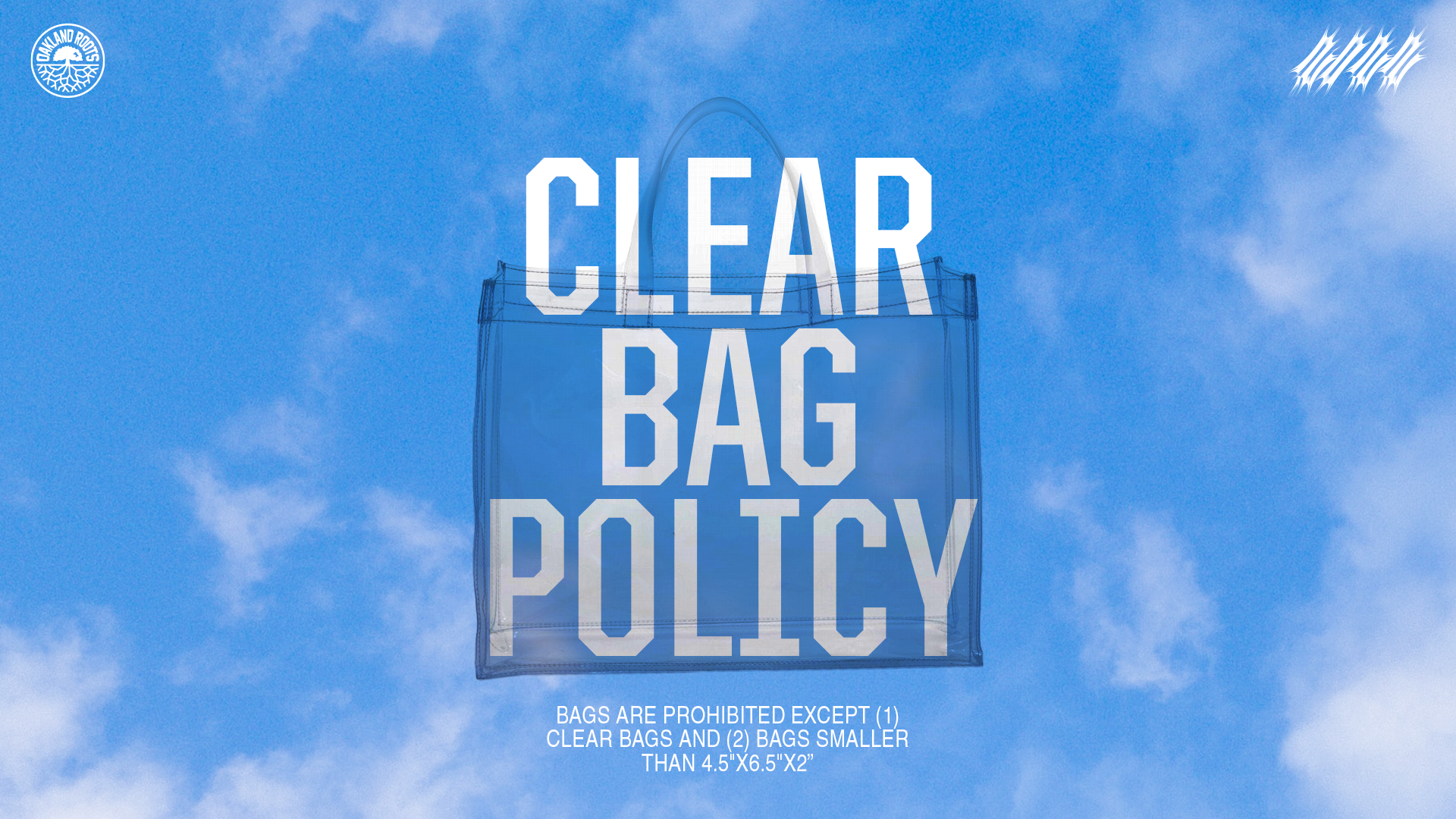 CLEAR BAG POLICY & PROHIBITED ITEMS - Colorado Springs Switchbacks FC